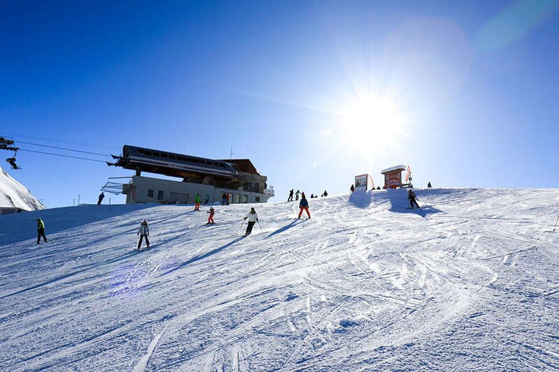 Skifahren in Samnaun - Ischgl