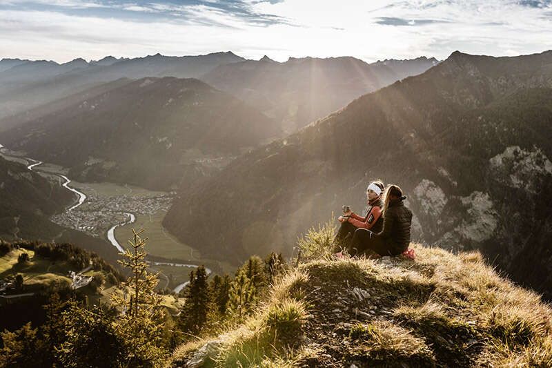 Bergwelt Kolb mit Sonnenaufgang im Sommer